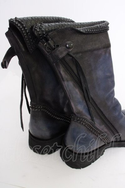 画像5: KMRii / Crush Jet Boots ブーツ 約27cm ブルー T-25-07-17-041-KM-sho-YM-ZT-S008 (5)