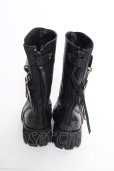 画像2: KMRii / Crush Jet Boots-10 ブーツ 約28cm ブラックｘホワイト T-25-07-17-042-KM-sho-YM-ZT (2)
