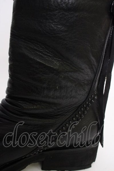 画像7: KMRii / Crush Jet Boots-10 ブーツ 約28cm ブラックｘホワイト T-25-07-17-042-KM-sho-YM-ZT-S008 (7)