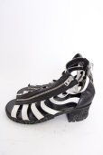 画像3: CIVARIZE / レザーグラディエーターサンダル 42（約27.5cm） ブラックｘホワイト T-25-07-17-045-CI-sho-YM-ZT
