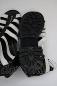 画像4: CIVARIZE / レザーグラディエーターサンダル 42（約27.5cm） ブラックｘホワイト T-25-07-17-045-CI-sho-YM-ZT