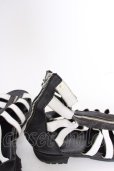 画像5: CIVARIZE / レザーグラディエーターサンダル 42（約27.5cm） ブラックｘホワイト T-25-07-17-045-CI-sho-YM-ZT