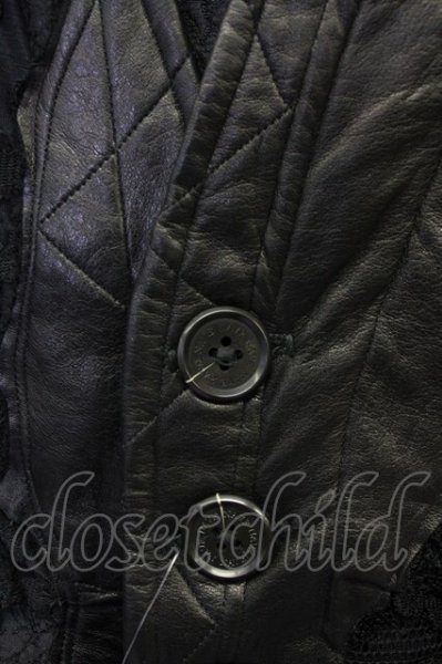 画像4: TT(Shohei Takamiya） / DIRT AND NOBLE ロングベスト F ブラック T-25-07-17-005-TT-ja-YM-ZT-ML036 (4)