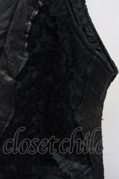 画像5: TT(Shohei Takamiya） / DIRT AND NOBLE ロングベスト F ブラック T-25-07-17-005-TT-ja-YM-ZT-ML036 (5)