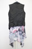 画像2: CIVARIZE / ナポレオン変形ベスト+ノースリーブシフォンロングガウン 44 ブラックｘブルー T-25-07-17-006-CI-to-YM-ZT (2)