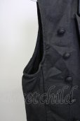 画像4: CIVARIZE / ナポレオン変形ベスト+ノースリーブシフォンロングガウン 44 ブラックｘブルー T-25-07-17-006-CI-to-YM-ZT