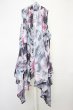 画像9: CIVARIZE / ナポレオン変形ベスト+ノースリーブシフォンロングガウン 44 ブラックｘブルー T-25-07-17-006-CI-to-YM-ZT (9)
