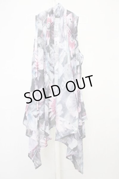 画像9: CIVARIZE / ナポレオン変形ベスト+ノースリーブシフォンロングガウン 44 ブラックｘブルー T-25-07-17-006-CI-to-YM-ZT (9)