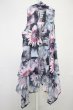 画像10: CIVARIZE / ナポレオン変形ベスト+ノースリーブシフォンロングガウン 44 ブラックｘブルー T-25-07-17-006-CI-to-YM-ZT (10)