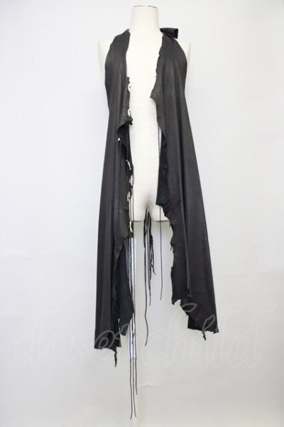画像1: IFSIXWASNINE / GILET IGUANA/LG ベスト  ブラック T-25-07-17-007-IF-sh-YM-ZT