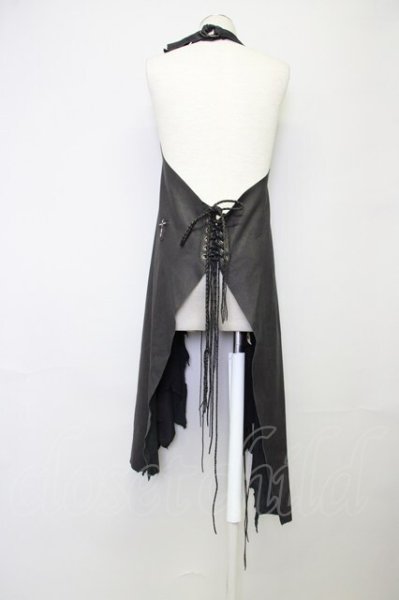 画像2: IFSIXWASNINE / GILET IGUANA/LG ベスト  ブラック T-25-07-17-007-IF-sh-YM-ZT-ML036 (2)