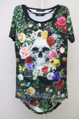 画像1: CIVARIZE / フラワースカルTEE&総柄タンク2Pセット 44 ブラックｘマルチ T-25-07-17-009-CI-to-YM-ZT (1)
