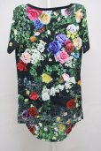 画像2: CIVARIZE / フラワースカルTEE&総柄タンク2Pセット 44 ブラックｘマルチ T-25-07-17-009-CI-to-YM-ZT (2)