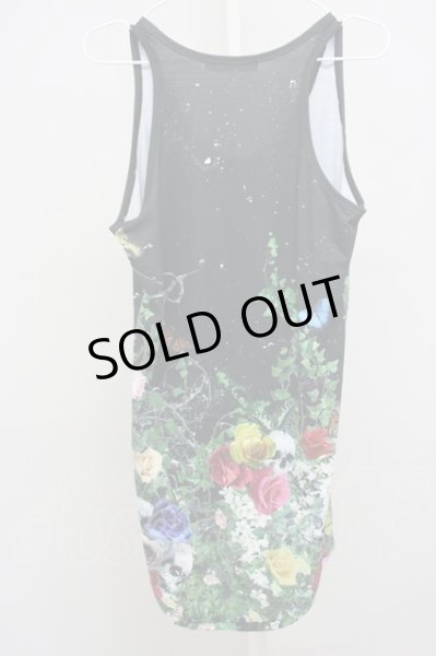 画像7: CIVARIZE / フラワースカルTEE&総柄タンク2Pセット 44 ブラックｘマルチ T-25-07-17-009-CI-to-YM-ZT239 (7)