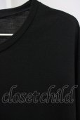 画像5: NO ID. BLACK / フラワーパターン切替ルーズTシャツ ONE ブラックｘレッド T-25-07-17-010-NO-ts-YM-ZT (5)