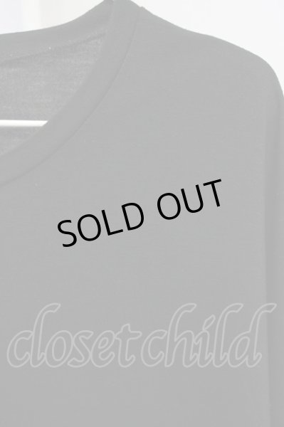 画像5: NO ID. BLACK / フラワーパターン切替ルーズTシャツ ONE ブラックｘレッド T-25-07-17-010-NO-ts-YM-ZT239 (5)