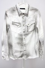FUGA / （渋谷店限定）LIMITED DENIM SHIRT デニムシャツ 44 ホワイト T-25-07-25-016-FU-sh-YM-ZT