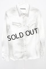 FUGA / （渋谷店限定）LIMITED DENIM SHIRT デニムシャツ 44 ホワイト T-25-07-25-016-FU-sh-YM-ZT
