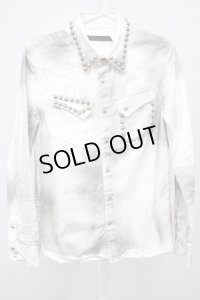 FUGA / （渋谷店限定）LIMITED DENIM SHIRT デニムシャツ 44 ホワイト T-25-07-25-016-FU-sh-YM-ZT