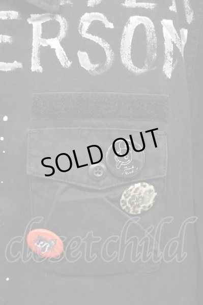 画像4: ONEMADE / リメイクミリタリーシャツ 46 ブラック T-25-07-25-018-0-sh-YM-ZT073 (4)