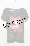 CIVARIZE / リップロングTシャツ 44 ブラック T-25-07-25-003-CI-ts-YM-ZT