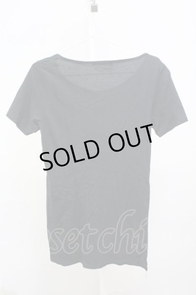 画像2: CIVARIZE / リップロングTシャツ 44 ブラック T-25-07-25-003-CI-ts-YM-ZT (2)