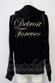 画像2: HYSTERIC GLAMOUR / ベルベットパーカー S ブラックｘゴールド T-25-07-25-022-HY-to-YM-ZT (2)