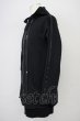 画像3: KMRii / Pocket Leather Piping Hoodie パーカー 1 ブラック T-25-07-25-023-KM-to-YM-ZT368 (3)