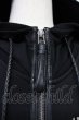 画像5: KMRii / Pocket Leather Piping Hoodie パーカー 1 ブラック T-25-07-25-023-KM-to-YM-ZT368 (5)