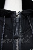 画像5: KMRii / Pocket Leather Piping Hoodie　パーカー 1 ブラック T-25-07-25-023-KM-to-YM-ZT