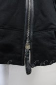 画像8: KMRii / Pocket Leather Piping Hoodie　パーカー 1 ブラック T-25-07-25-023-KM-to-YM-ZT