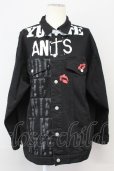 画像1: SWITCHBLADE / GRAPHIC PRINT DENIM ジャケット S ブラック T-25-07-25-026-SW-ja-YM-ZT (1)