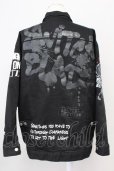 画像2: SWITCHBLADE / GRAPHIC PRINT DENIM ジャケット S ブラック T-25-07-25-026-SW-ja-YM-ZT (2)