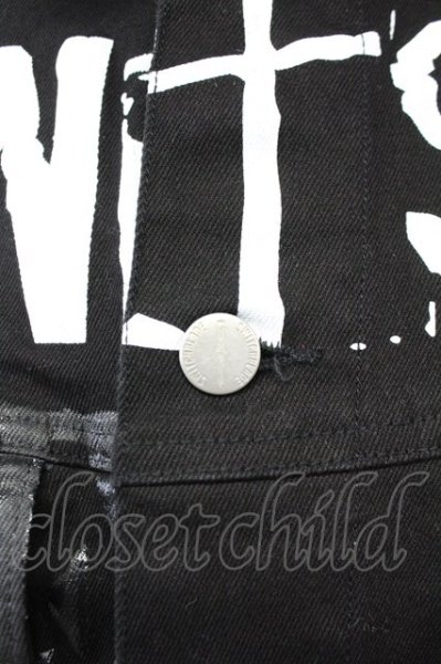 画像4: SWITCHBLADE / GRAPHIC PRINT DENIM ジャケット S ブラック T-25-07-25-026-SW-ja-YM-ZT125 (4)