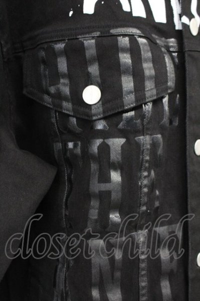 画像5: SWITCHBLADE / GRAPHIC PRINT DENIM ジャケット S ブラック T-25-07-25-026-SW-ja-YM-ZT125 (5)