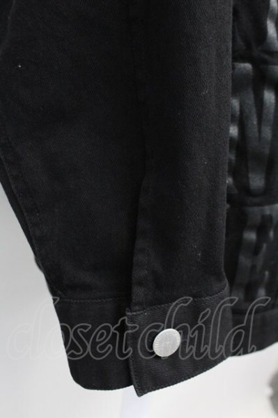 画像7: SWITCHBLADE / GRAPHIC PRINT DENIM ジャケット S ブラック T-25-07-25-026-SW-ja-YM-ZT125 (7)