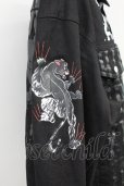 画像8: SWITCHBLADE / GRAPHIC PRINT DENIM ジャケット S ブラック T-25-07-25-026-SW-ja-YM-ZT