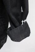 画像12: SWITCHBLADE / GRAPHIC PRINT DENIM ジャケット S ブラック T-25-07-25-026-SW-ja-YM-ZT