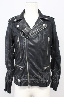 SWITCHBLADE ジャケット.SPECIAL REMAKE LEATHER LONG /ブラック