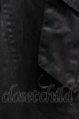 画像8: CIVARIZE / レザーハイネックコーティングハーフジャンプスーツ 44 ブラック T-25-07-25-030-CI-ja-YM-ZT