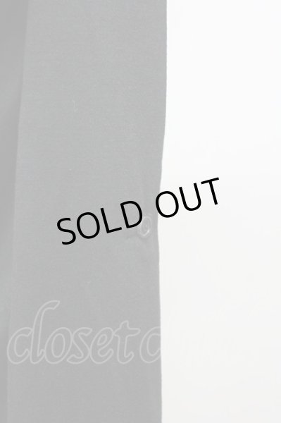 画像4: BERNINGS-SHO / ドレープレイヤードカットソー M ブラックｘホワイト T-25-07-25-006-BE-to-YM-ZT (4)