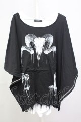 CIVARIZE / 脇ZIPポンチョ＋タンクSET F ブラックｘホワイト T-25-07-25-007-CI-to-YM-ZT
