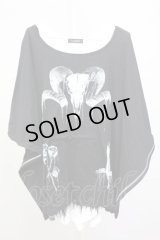 CIVARIZE / 脇ZIPポンチョ＋タンクSET F ブラックｘホワイト T-25-07-25-007-CI-to-YM-ZT