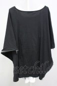 画像2: CIVARIZE / 脇ZIPポンチョ＋タンクSET F ブラックｘホワイト T-25-07-25-007-CI-to-YM-ZT (2)