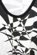 画像5: CIVARIZE / Thwartアシンメトリージオメトリック総柄タンクトップ 46 ブラックxホワイト T-25-07-25-001-CI-to-YM-ZT056 (5)