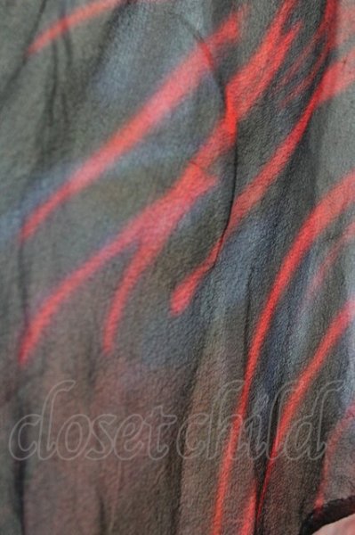 画像6: IFSIXWASNINE / TXS-4/W インディアンフィッシュ バルーン袖シャツ 0(レディース) ブルーxレッド T-25-07-25-009-IF-sh-YM-ZT056 (6)