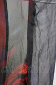 画像8: IFSIXWASNINE / TXS-4/W　インディアンフィッシュ バルーン袖シャツ 0（レディース） ブルーｘレッド T-25-07-25-009-IF-sh-YM-ZT