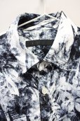 画像3: FUGA / ボタニカル七分袖シャツ 44 ホワイトｘブラック T-25-07-25-013-FU-sh-YM-ZT