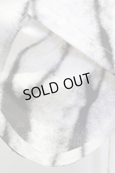 画像6: NO ID. BLACK / ドレープラップイージートラウザーズパンツ 2 ブラックxホワイト T-25-07-30-016-NO-pa-YM-ZT188 (6)