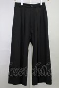 NO ID. BLACK /  ハカマトラウザーズパンツ 2 ブラック T-25-07-30-017-NO-pa-YM-ZT